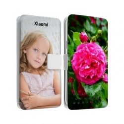 Etui rabattable personnalisé recto verso pour xiaomi redmi 1S