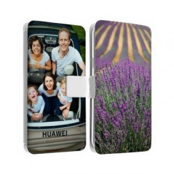 Etui rabattable personnalisé recto verso pour huawei ascend Y5-2