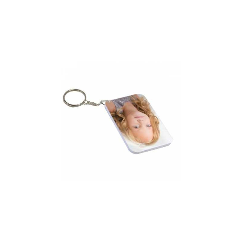 Porte clés carré personnalisable en bois Porte clés carré personnalisable en bois