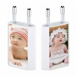chargeur mural USB universel personnalisé 220 V RECTO VERSO