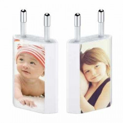 chargeur mural USB universel personnalisé 220 V RECTO VERSO