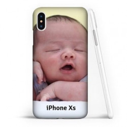 Coque souple FULL 360 personnalisée en silicone pour iPhone Xs