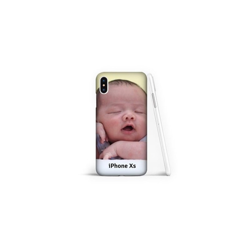 Coque souple FULL 360 personnalisée en silicone pour iPhone Xs Coque souple FULL 360 personnalisée en silicone pour iPhone Xs