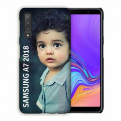 coque personnalisée  en gel silicone souple pour samsung galaxy A7 2018