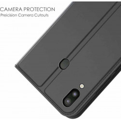 Etui rabattable personnalisé recto verso pour Samsung Galaxy M10