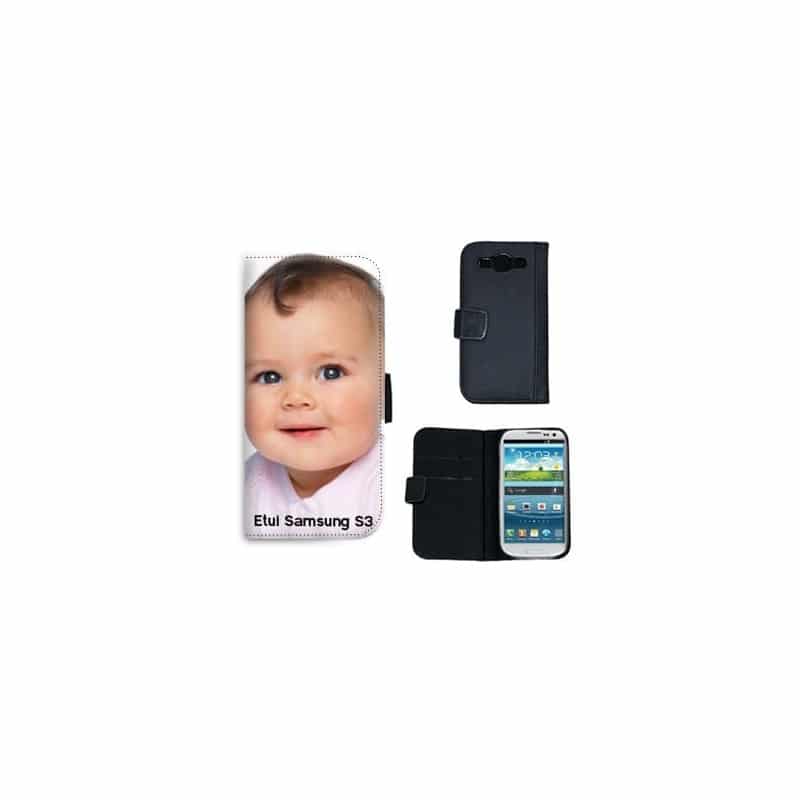 Etui rabattable portefeuille personnalisé pour Samsung Galaxy S3 à l'aide d'une photo Etui rabattable portefeuille personnalisé pour Samsung Galaxy S3 à l'aide d'une photo