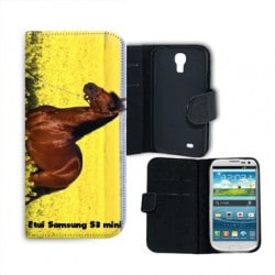 Etui rabattable portefeuille personnalisé pour Samsung Galaxy S3 mini à l'aide d'une photo