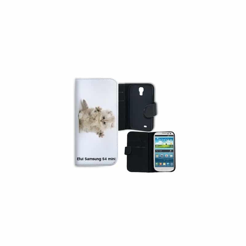 Etui rabattable portefeuille personnalisé pour Samsung Galaxy S4 mini à l'aide d'une photo Etui rabattable portefeuille personnalisé pour Samsung Galaxy S4 mini à l'aide d'une photo