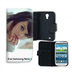 Etui rabattable portefeuille personnalisé pour Samsung Galaxy Note  à l'aide d'une photo