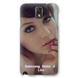 Etui rabattable portefeuille personnalisé pour Samsung Galaxy Note 3 lite à l'aide d'une photo