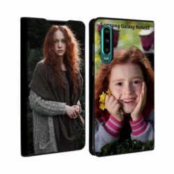 Etui rabattable personnalisé recto verso pour Samsung Galaxy Note 10