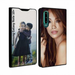 Etui rabattable personnalisé recto verso pour Samsung Galaxy Note 10+