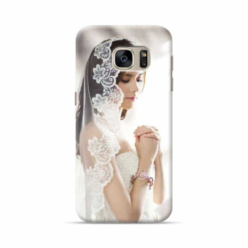 coque personnalisée  en gel silicone souple pour samsung galaxy S7