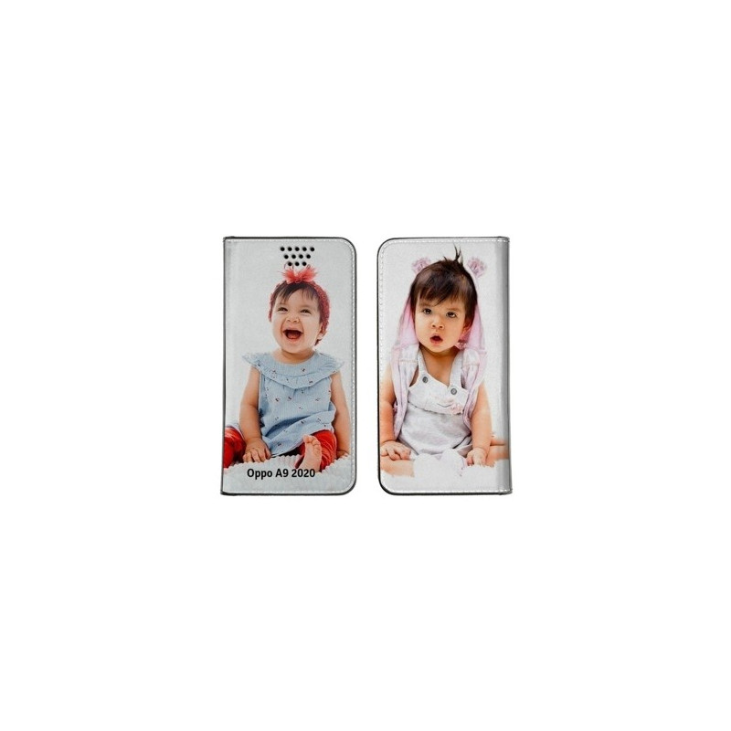 Etui rabattable personnalisé portefeuille RECTO VERSO pour Oppo A9 2020 Etui rabattable personnalisé portefeuille RECTO VERSO pour Oppo A9 2020