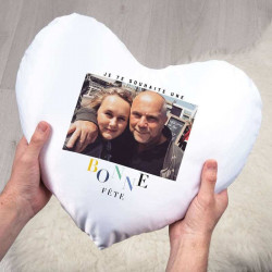 Coussin coeur  personnalisé
