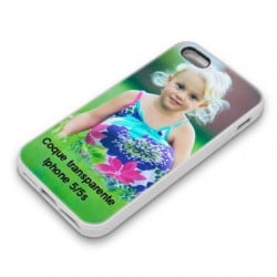 Coque personnalisée transparente pour iPhone 5 à l'aide d'une photo