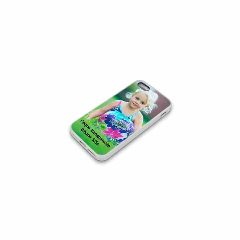 Coque personnalisée transparente pour iPhone 5 à l'aide d'une photo Coque personnalisée transparente pour iPhone 5 à l'aide d'une photo