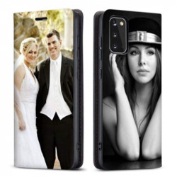 Etui rabattable personnalisé recto verso pour Samsung Galaxy S20 plus