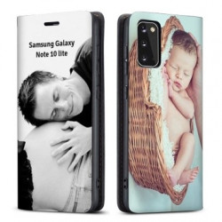 Etui rabattable personnalisé recto verso pour Samsung Galaxy Note 10 lite