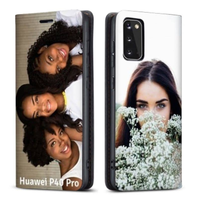 Etui rabattable personnalisé recto verso pour Huawei P40 Pro Etui rabattable personnalisé recto verso pour Huawei P40 Pro