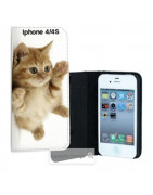étuis rabattables personnalisés pour iPhone 4 / 4S
