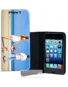 étuis rabattables personnalisés pour iPhone 5 / 5S
