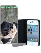 étuis rabattables personnalisés pour iPod Touch 4